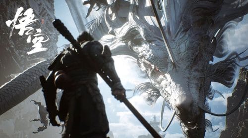 Gameplay de Black Myth: Wukong na Unreal Engine 5 exibe batalha épica contra dragão celestial