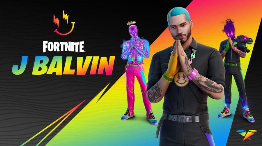 J Balvin, cantor de reggaeton, chega ao Fortnite nesta quinta-feira (26)