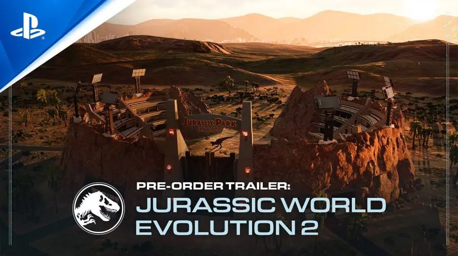 Jurassic World Evolution 2 chega em novembro; pré-venda aberta no PS4 e no PS5