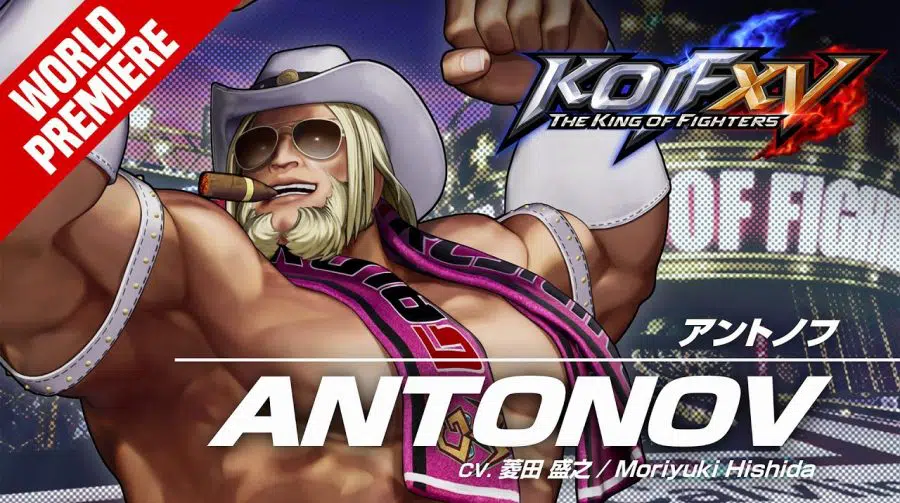 Antonov integra elenco de lutadores de The King of Fighters XV