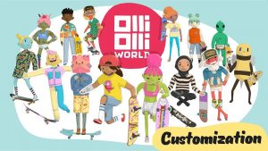 Trailer destaca opções para deixar seu skatista estiloso em OlliOlli World