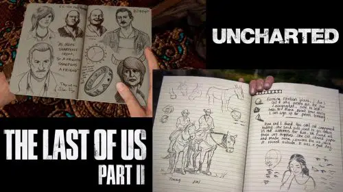 Veja as diferenças entre os diários de Ellie e Nathan Drake, protagonistas de TLoU 2 e Uncharted 4