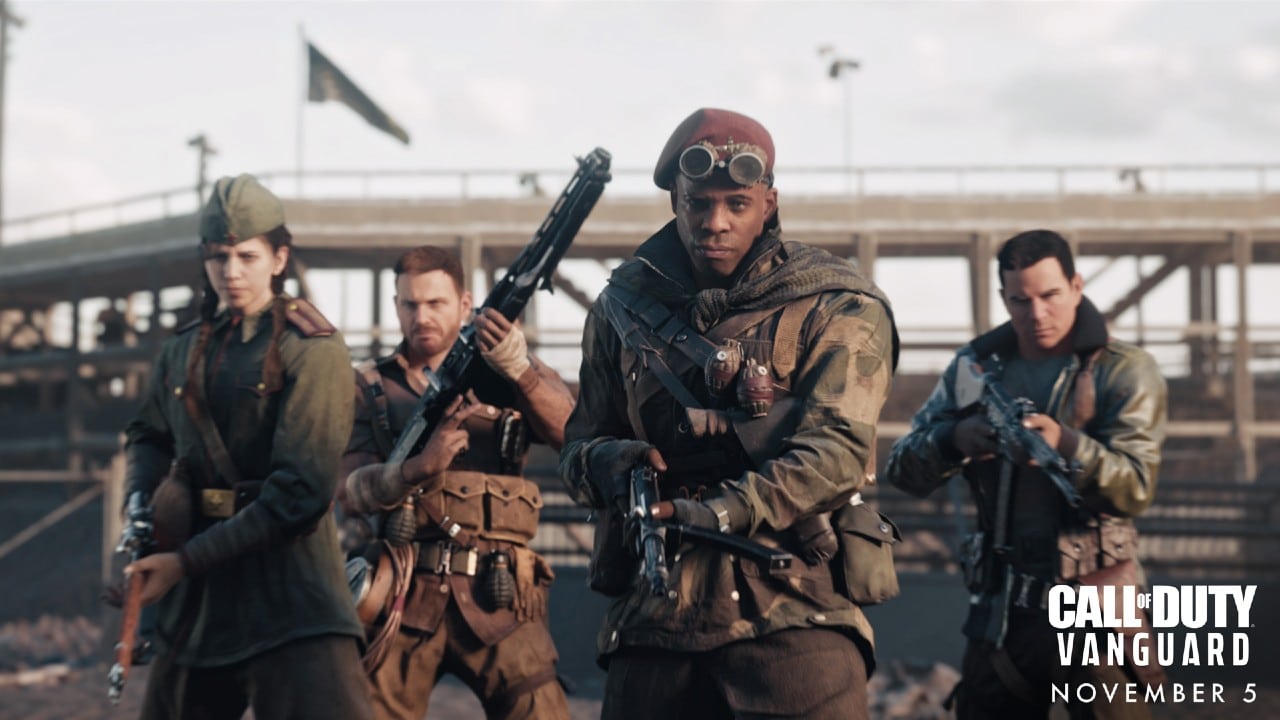 alfa de Call of Duty: Vanguard - quatro operadores armados no modo "Batalha de Campeões"