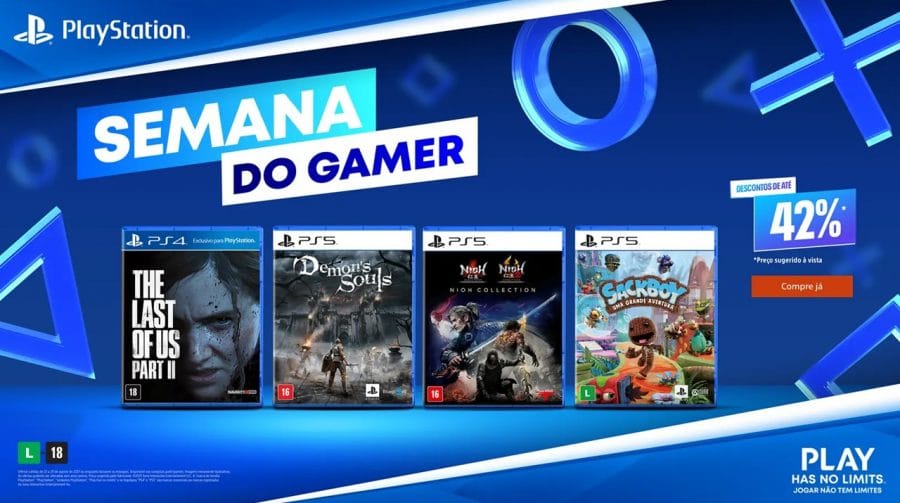 The Last of Us 2, Demon's Souls e mais! PlayStation oferece descontos de até 42% na Semana do Gamer