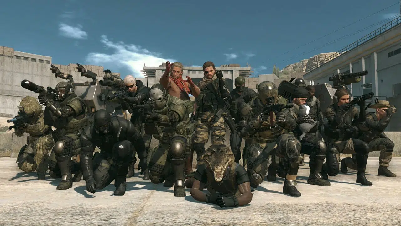 Jogadores do modo online de Metal Gear Solid V.