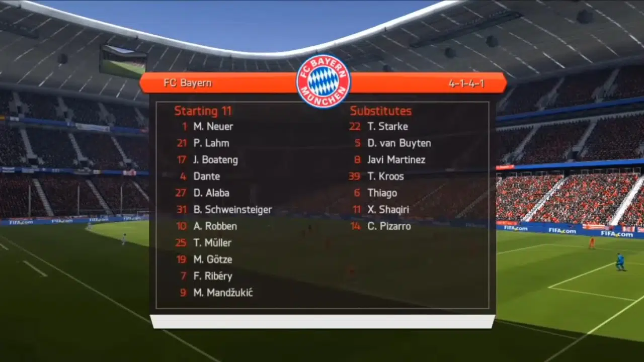 Bayern de Munique FIFA 14 - melhores times do FIFA