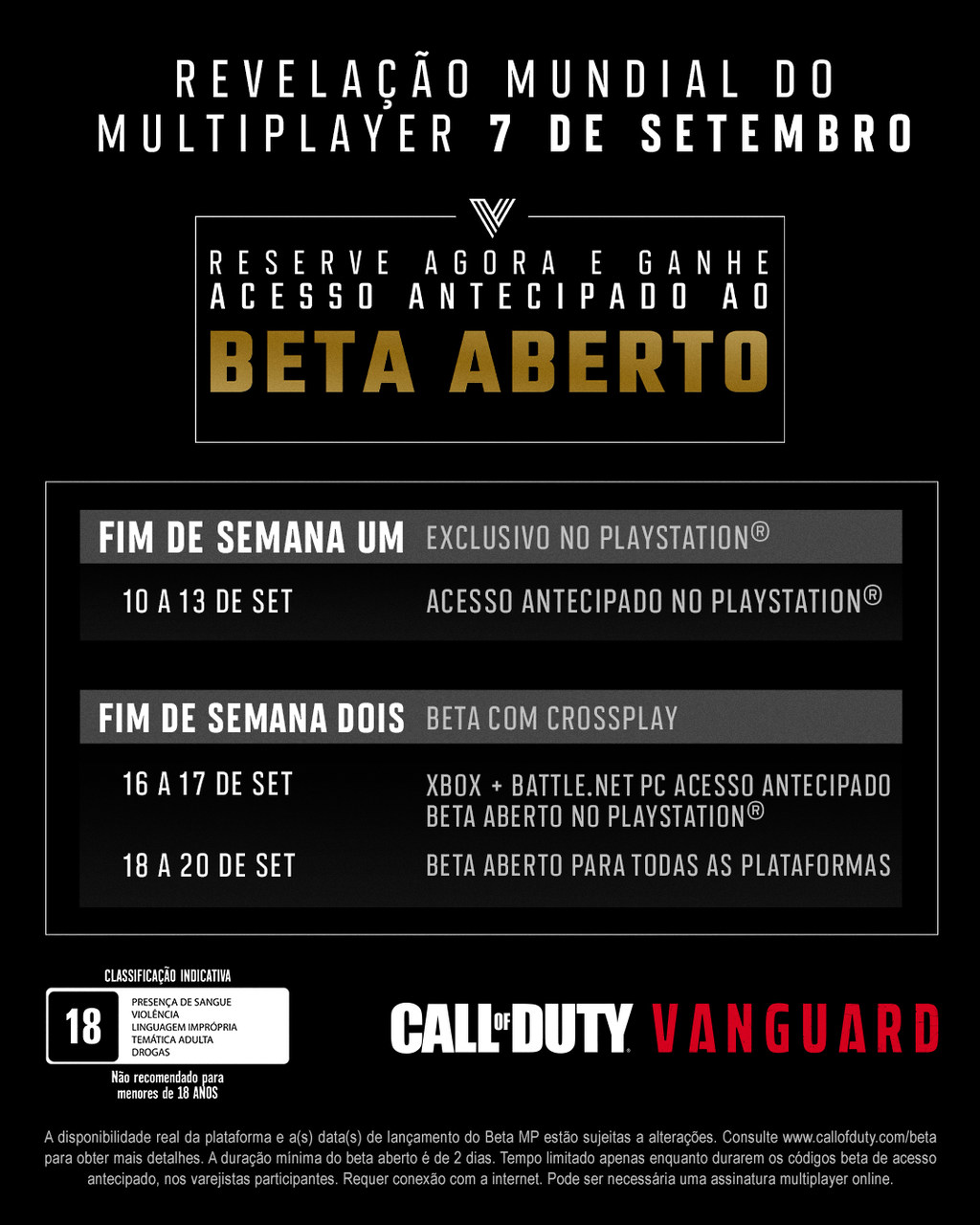Saiba todas as datas e horários do beta de Call of Duty: Vanguard