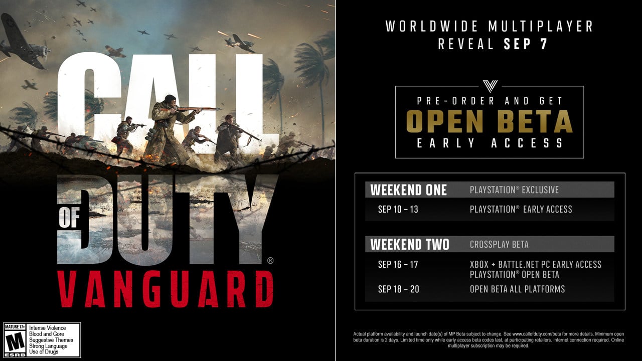 Beta de Call of Duty: Vanguard no PlayStation a partir de 10 de setembro