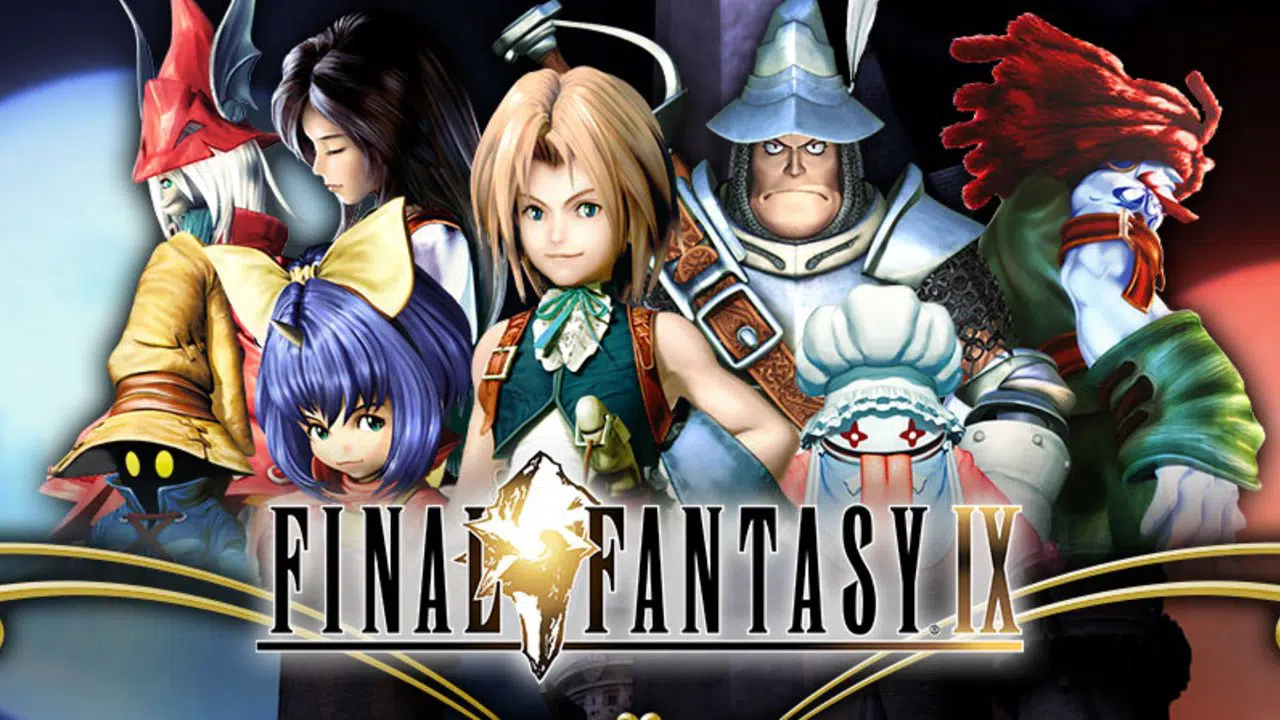 Capa com personagens de Final Fantasy IX