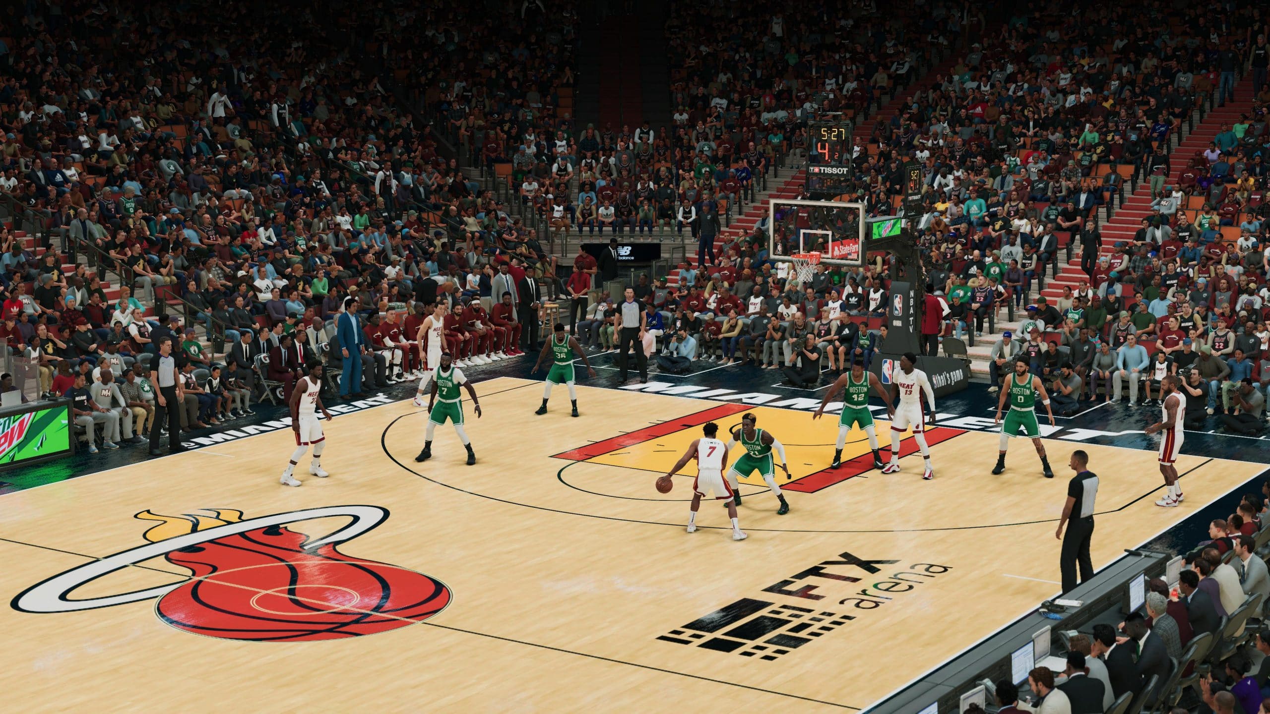 Ambientação e detalhes de NBA 2K22 são bem legais (Foto: Reprodução/Thiago Barros)