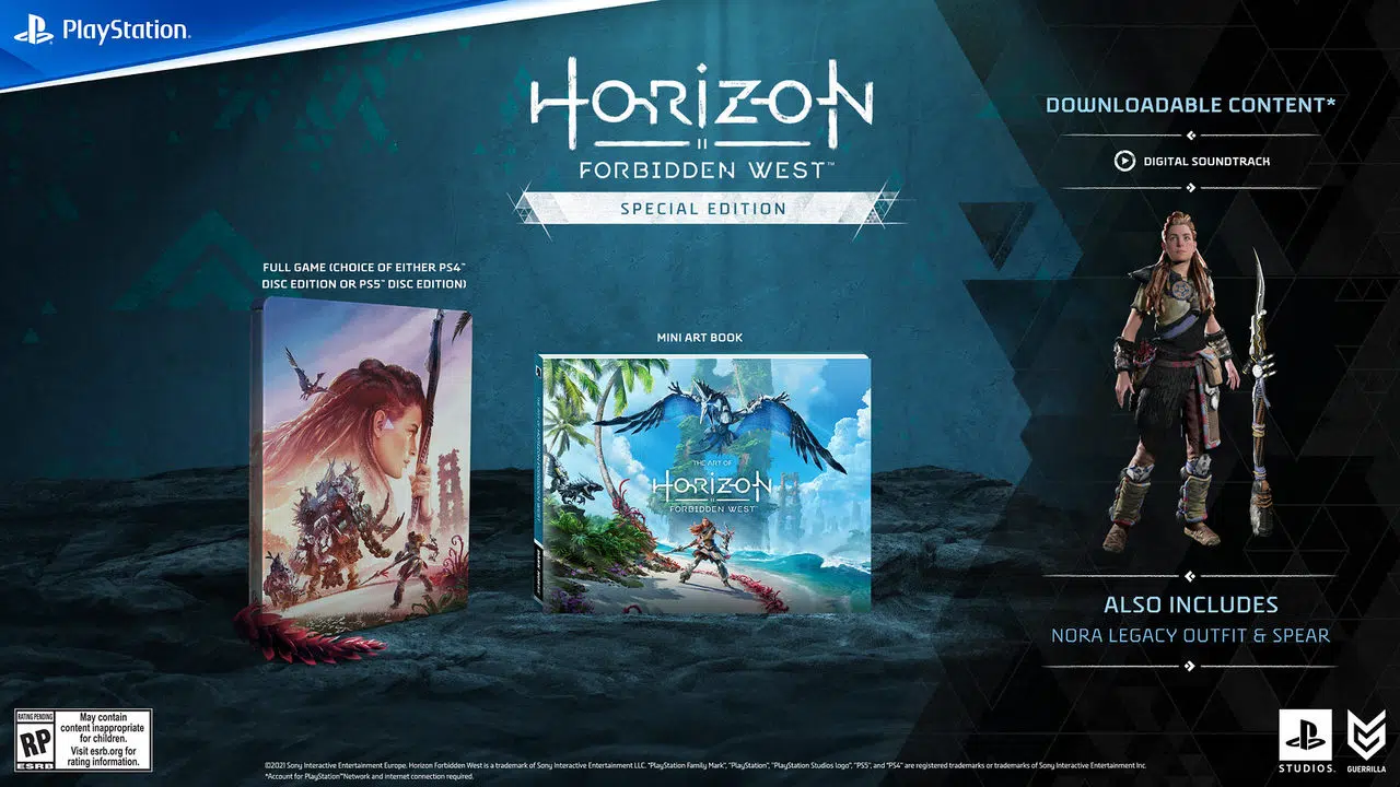 Pré-venda de Horizon Forbidden West está aberta para PS4 e PS5
