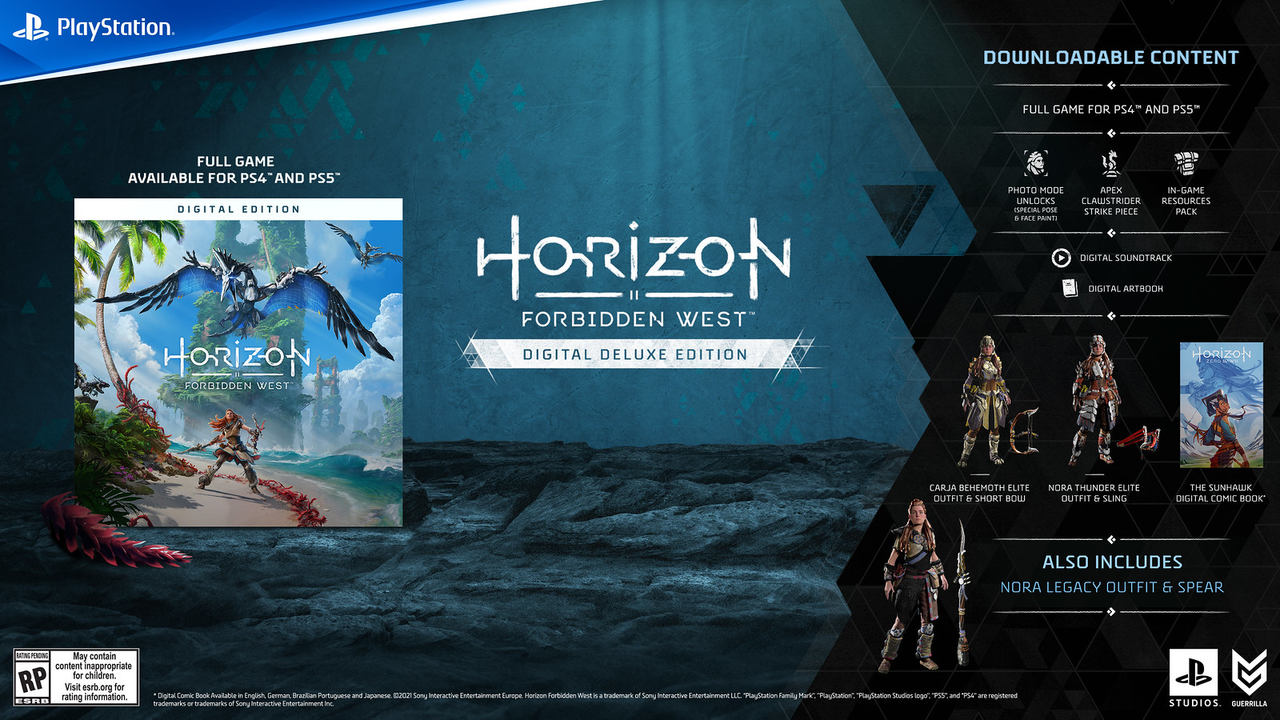 Pré-venda de Horizon Forbidden West está aberta para PS4 e PS5