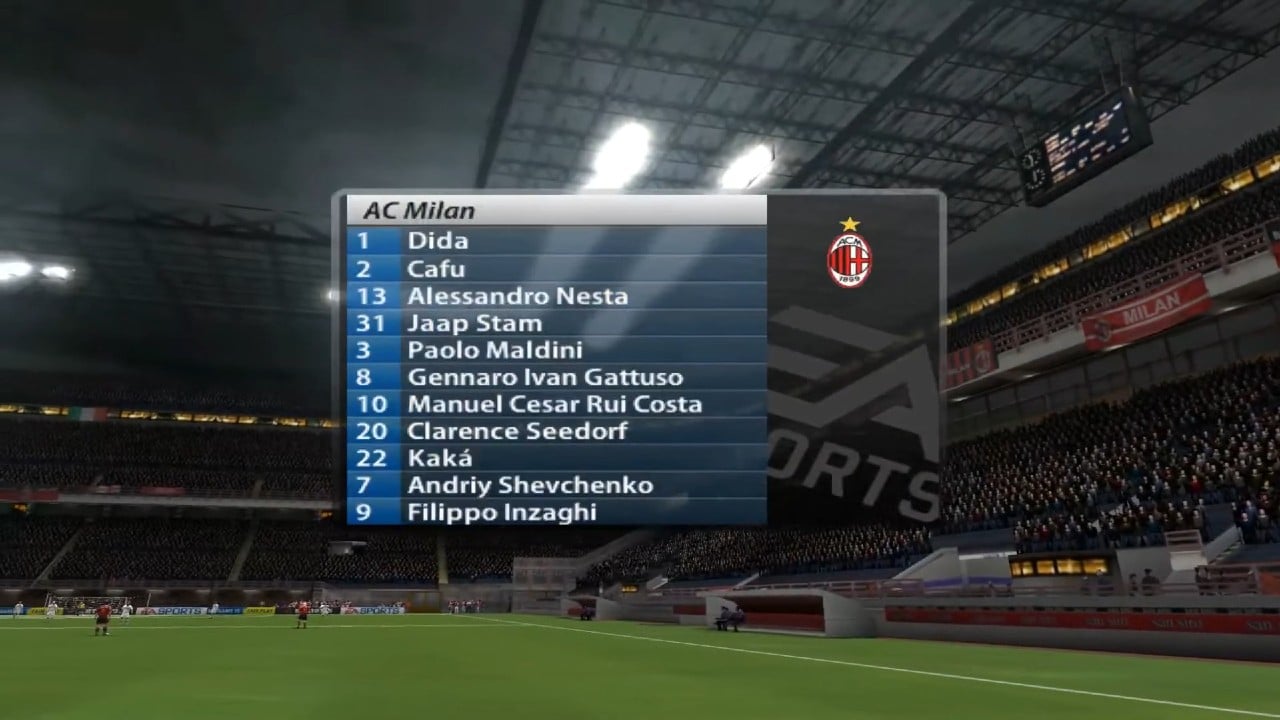 os melhores times do FIFA - Milan 06