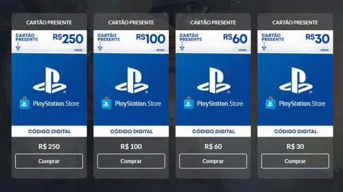 Nuuvem oferece GIFT Cards de PlayStation com 10% de desconto