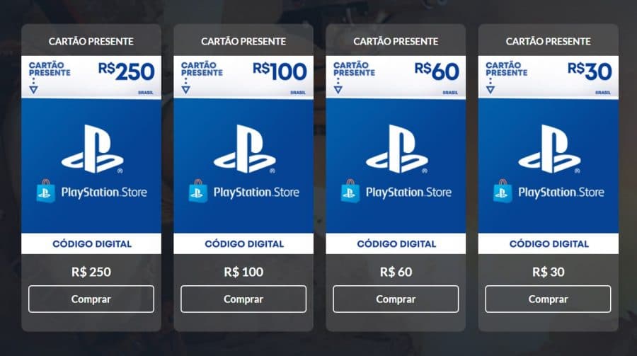 Nuuvem oferece GIFT Cards de PlayStation com 10% de desconto