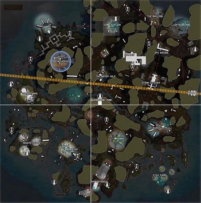 Imagem da Mapa da Ilha Tropical de Apex Legends
