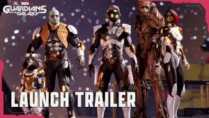 Com glam metal, trailer de lançamento de Marvel’s Guardians of the Galaxy é liberado
