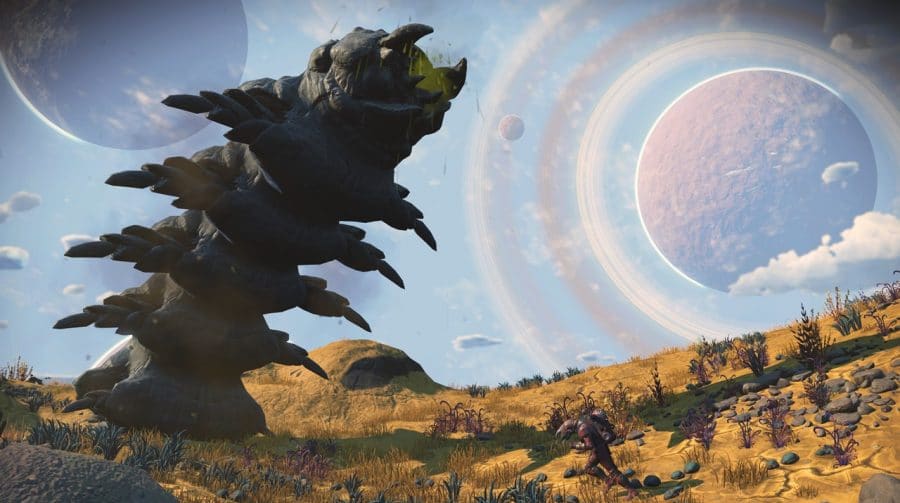 Jogadores lidarão com vermes de areia gigantes em nova expedição de No Man's Sky