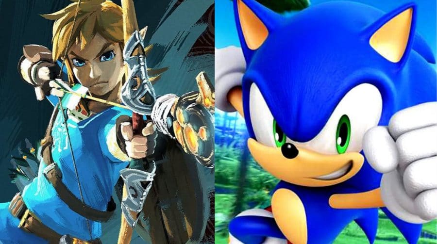 Novo jogo do Sonic terá locais que lembram Zelda Breath of the Wild [rumor]