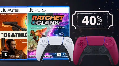 10 ofertas em jogos e acessórios de PS5 com até 40% de desconto