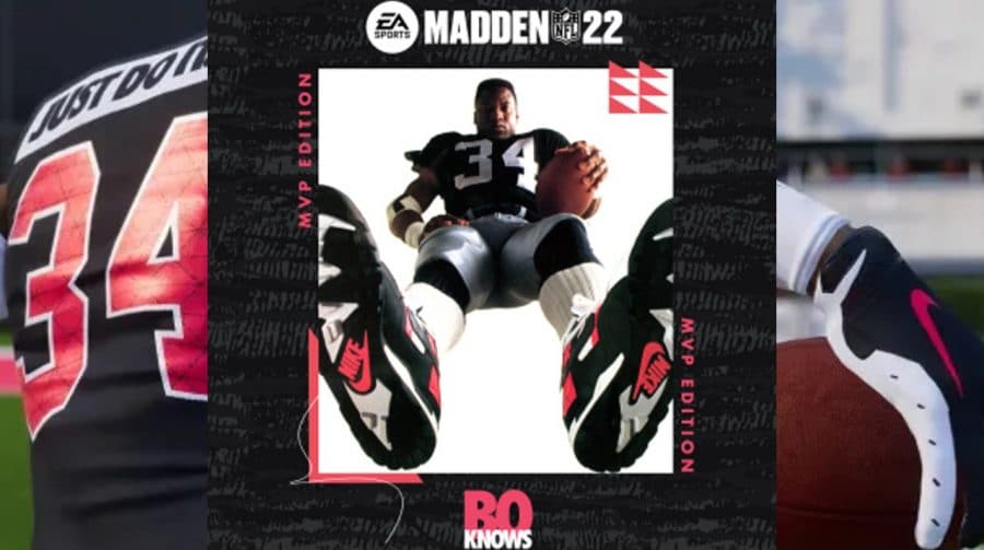 Madden NFL 22 terá Bo Jackson, astro da NFL e MLB, na capa digital