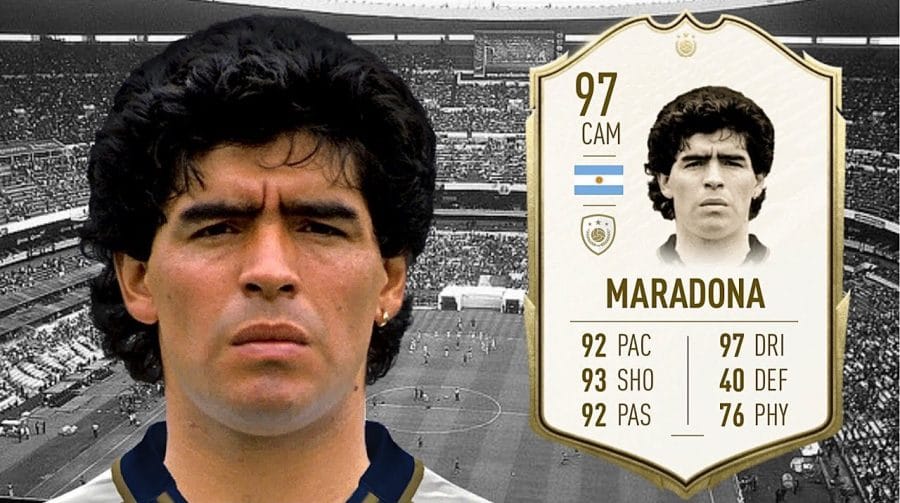FIFA 22 pode perder Maradona por conta de direitos de marca
