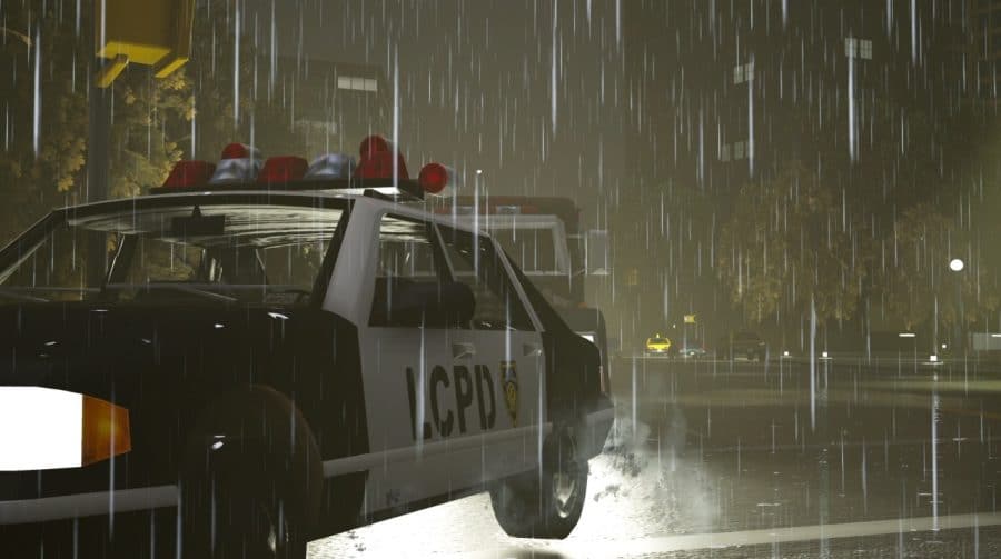 Chuva de GTA The Trilogy tem tanta poluição visual que é fácil ficar perdido
