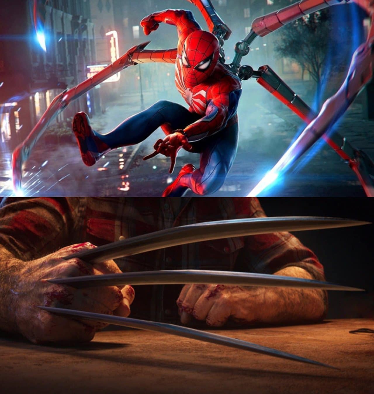 Marvel's Wolverine e Marvel's Spider-Man, ambos nesta lista de Jogos de Heróis.
