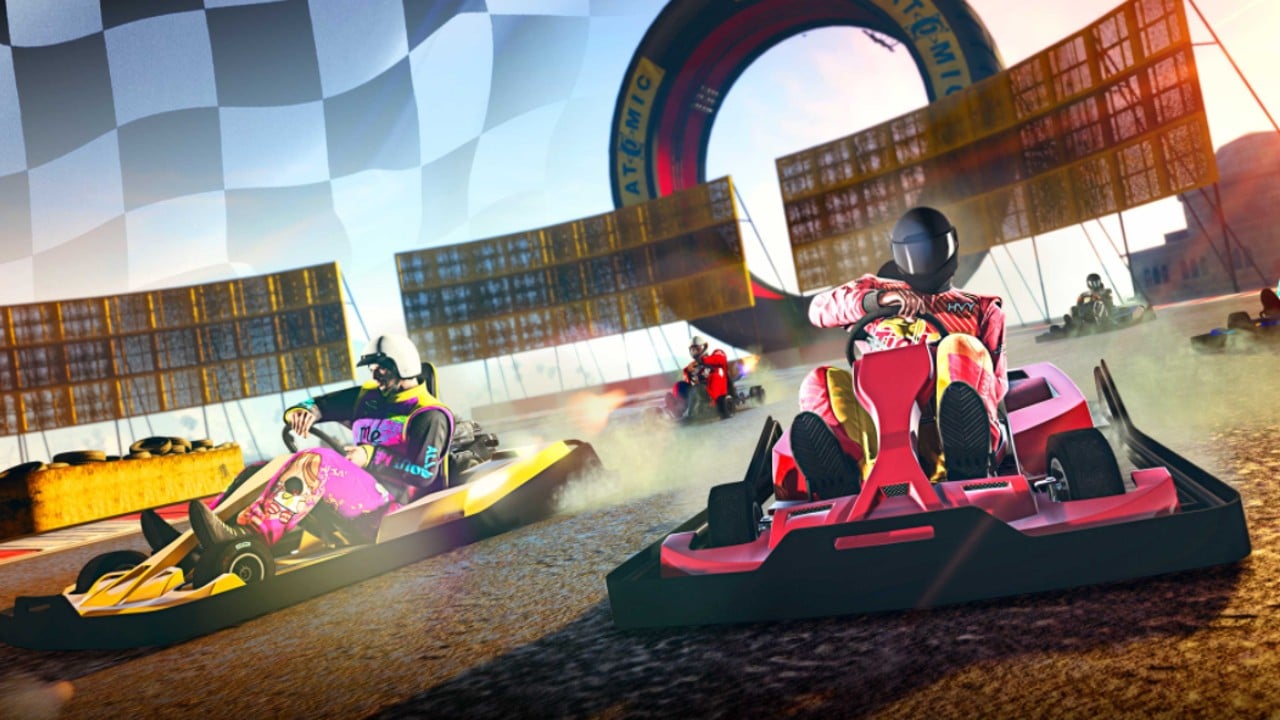 Karts em GTA Online no criador de corridas
