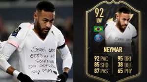 Com homenagem à Marília Mendonça, Neymar tem carta especial no FIFA 22