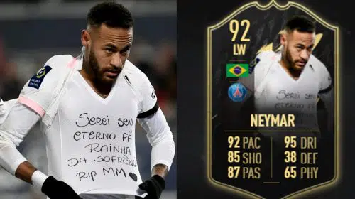 Com homenagem à Marília Mendonça, Neymar tem carta especial no FIFA 22