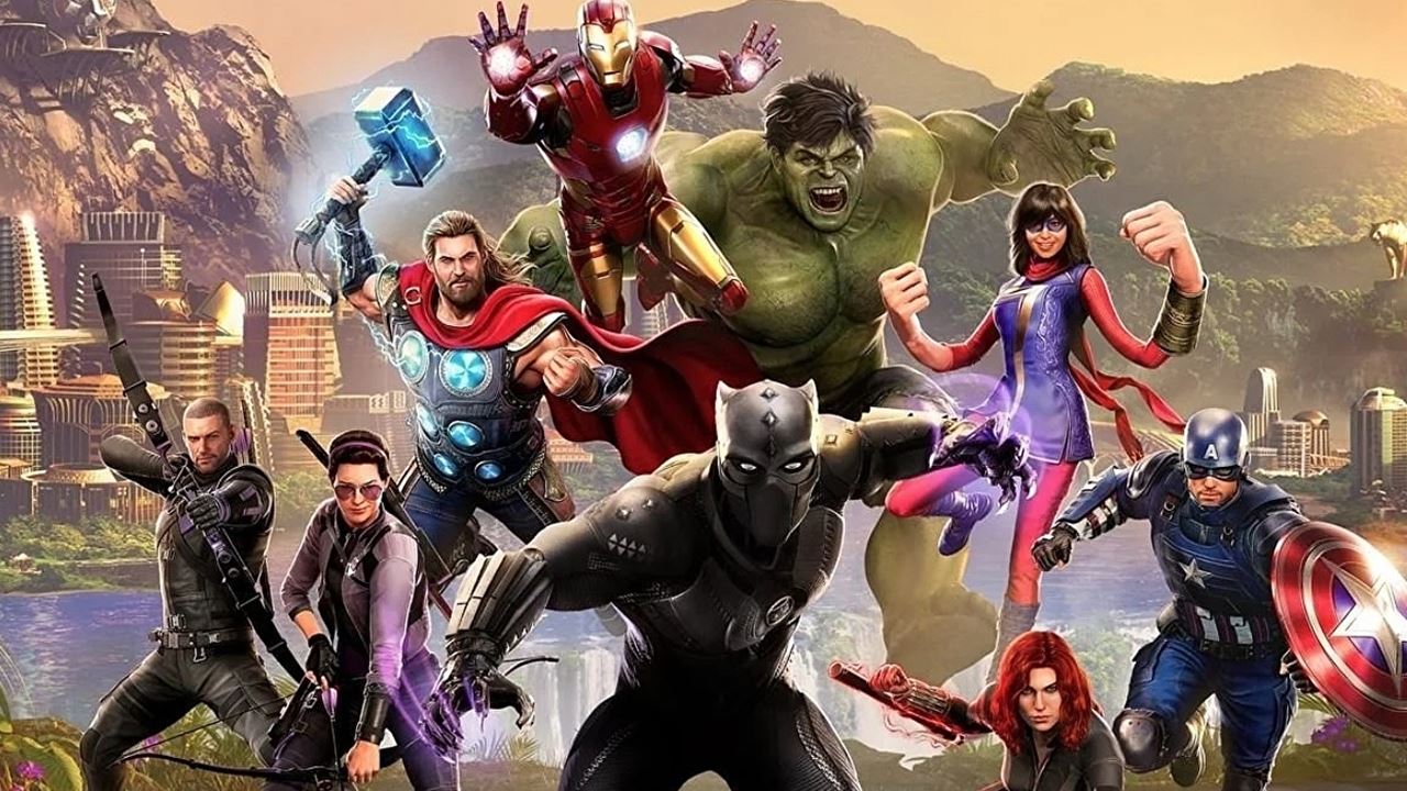 Diversos heróis de Marvel's Avengers