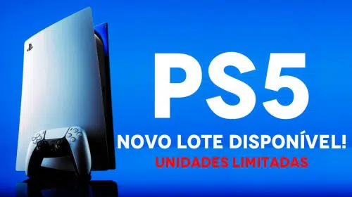 Último com entrega para 2021! Novo lote do PS5 está disponível na Amazon