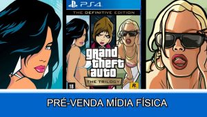 Com desconto, pré-venda de mídia física de GTA The Trilogy já começou