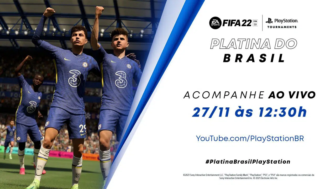 Ganhe um PS5 e dinheiro! Torneio de FIFA 22 colocará ídolos e fãs lado a lado