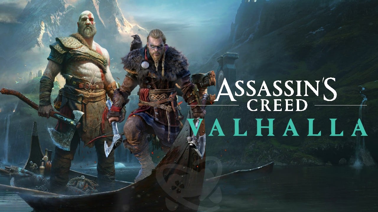 Assassin's Creed Valhalla - Eivor e Kratos de God of War