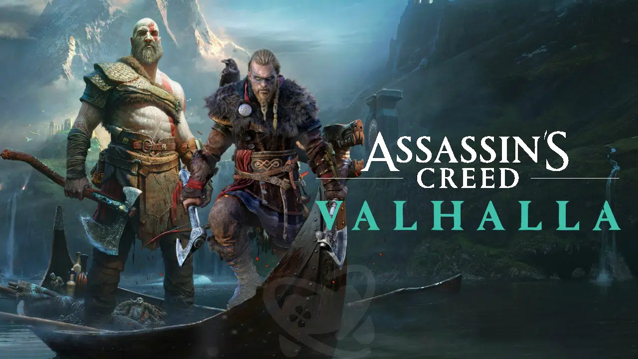 Assassin's Creed Valhalla - Eivor e Kratos de God of War