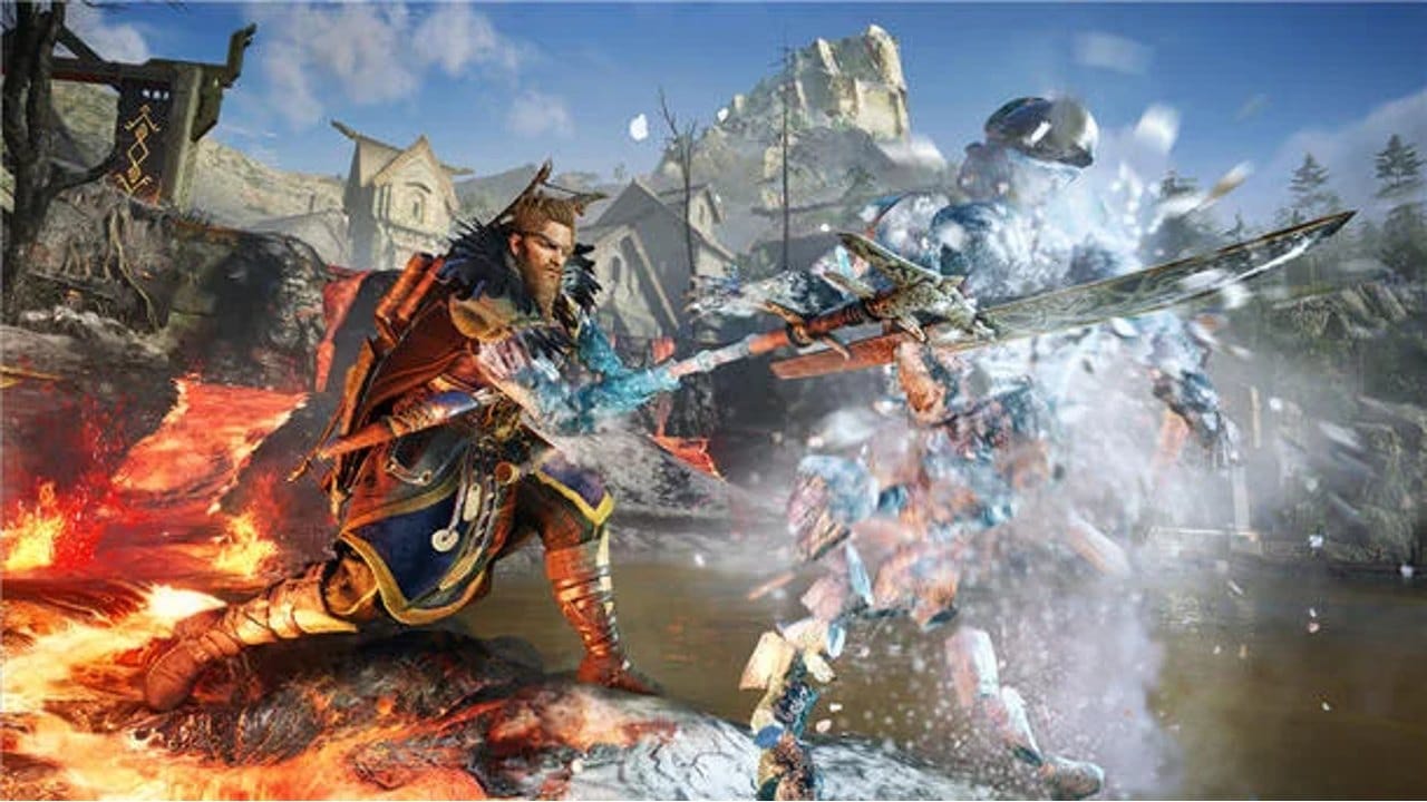 Assassin's Creed Valhalla - dawn of ragnarok lança de gelo