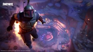 Boba Fett chega a Fortnite com mochila, picareta e asa delta