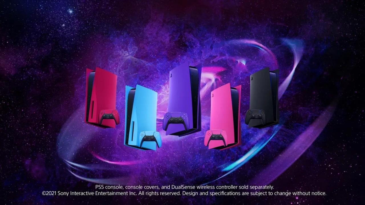 Capas para o PlayStation 5 e novas cores para o DualSense