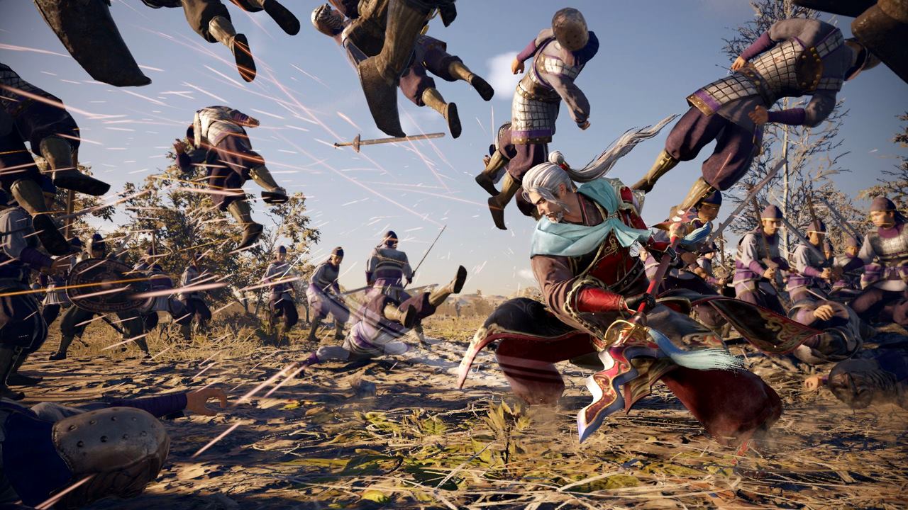 Cena de batalha de Dynasty Warriors 9.