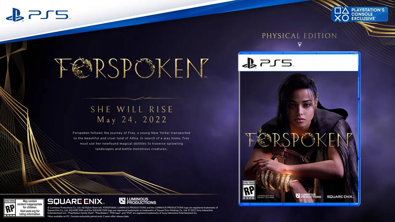 Material promocional de Forspoken.