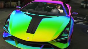 GTA V no PS5 terá 16 opções de pintura “camaleão” para os carros do game