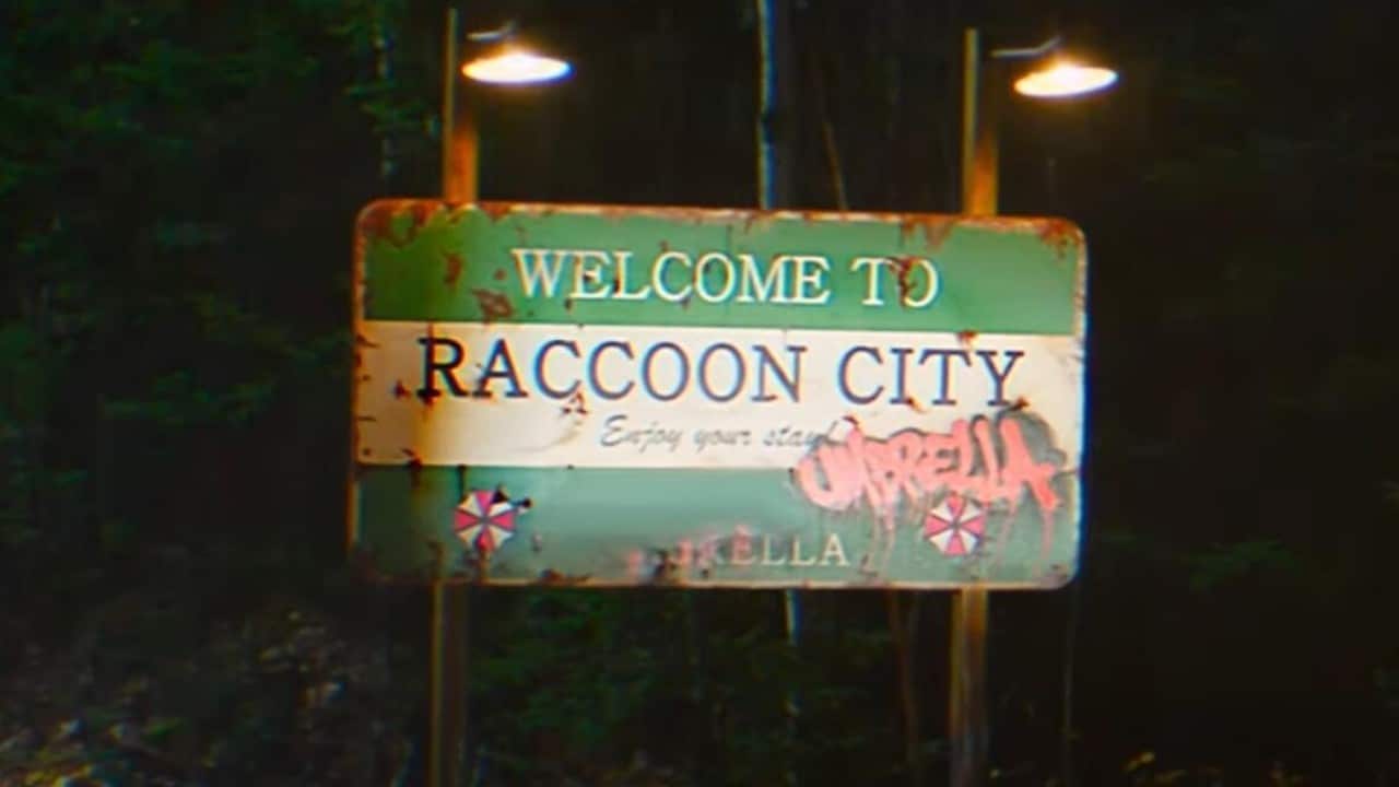 Resident Evil placa de Raccoon City