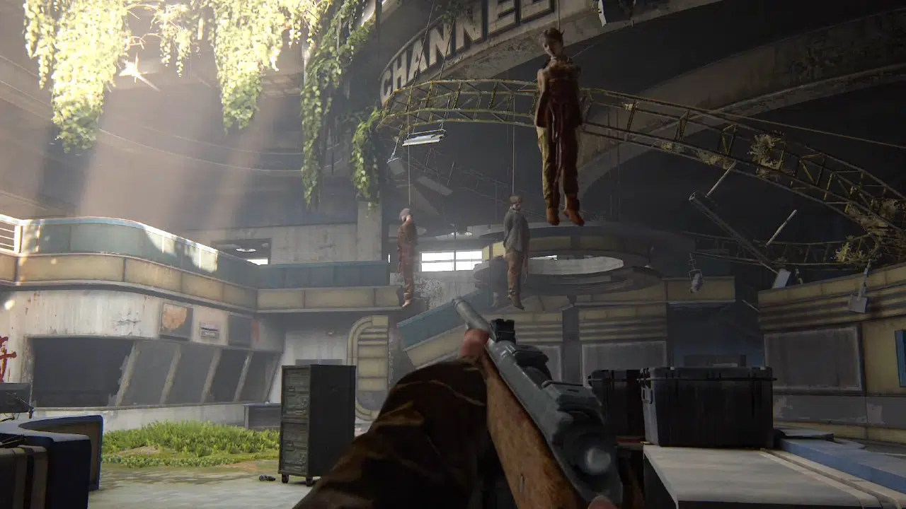 The Last of Us 2 - cena de gameplay em primeira pessoa