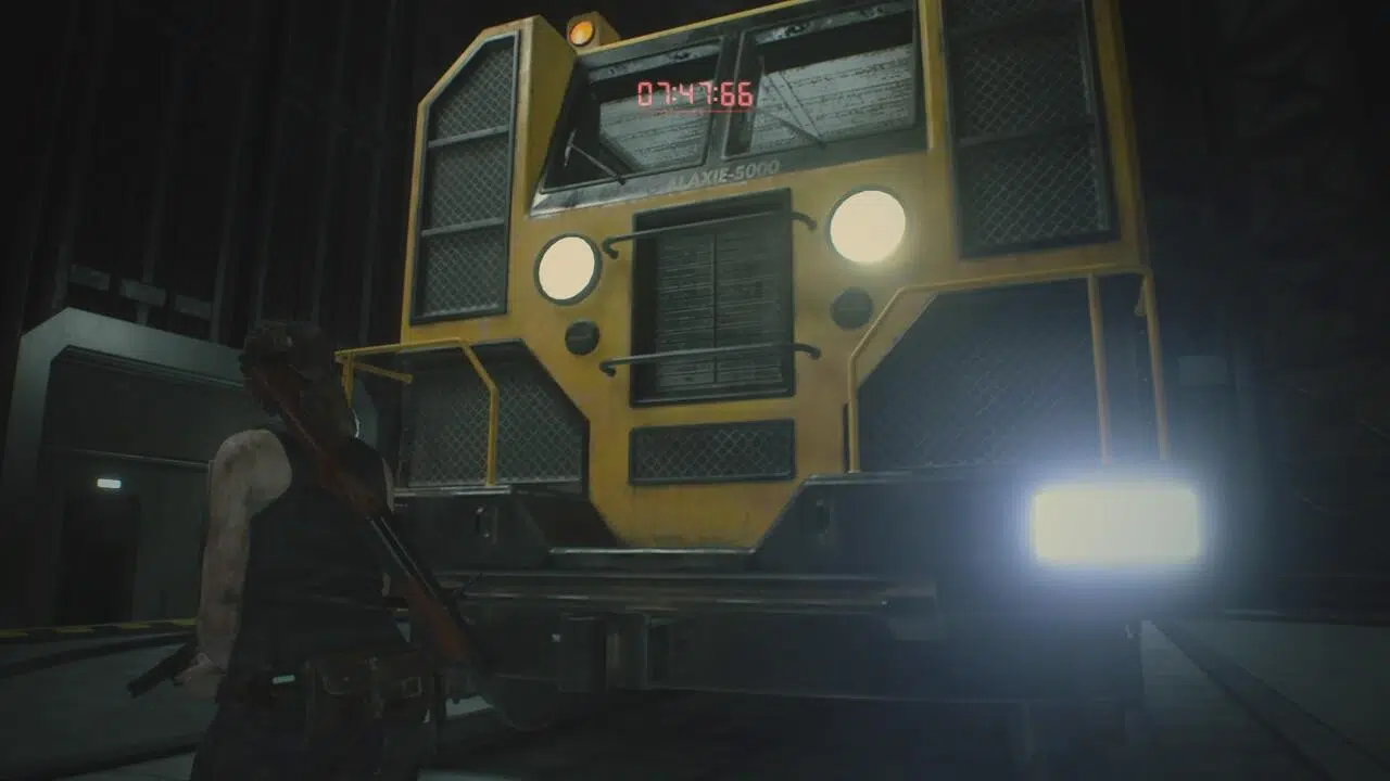 Trem de Resident Evil Bem Vindo a Raccoon City