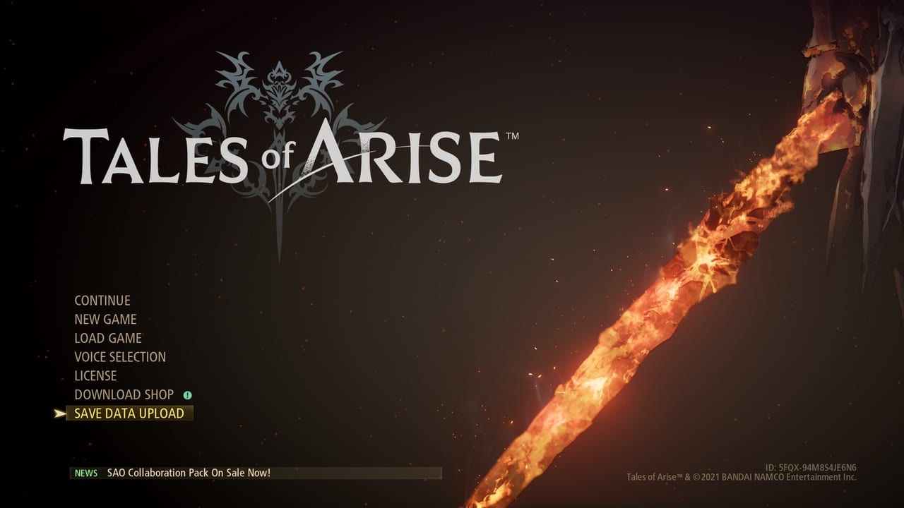 Update de Tales of Arise traz transferência de save do PS4 para o PS5
