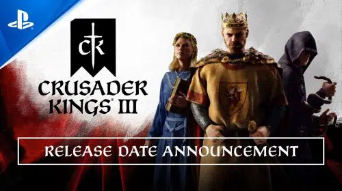 Crusader Kings III, jogo de estratégia popular no PC, chega ao PS5 em março