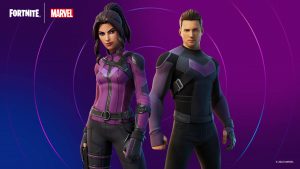 Epic Games adiciona skins de Kate Bishop e Gavião Arqueiro em Fortnite