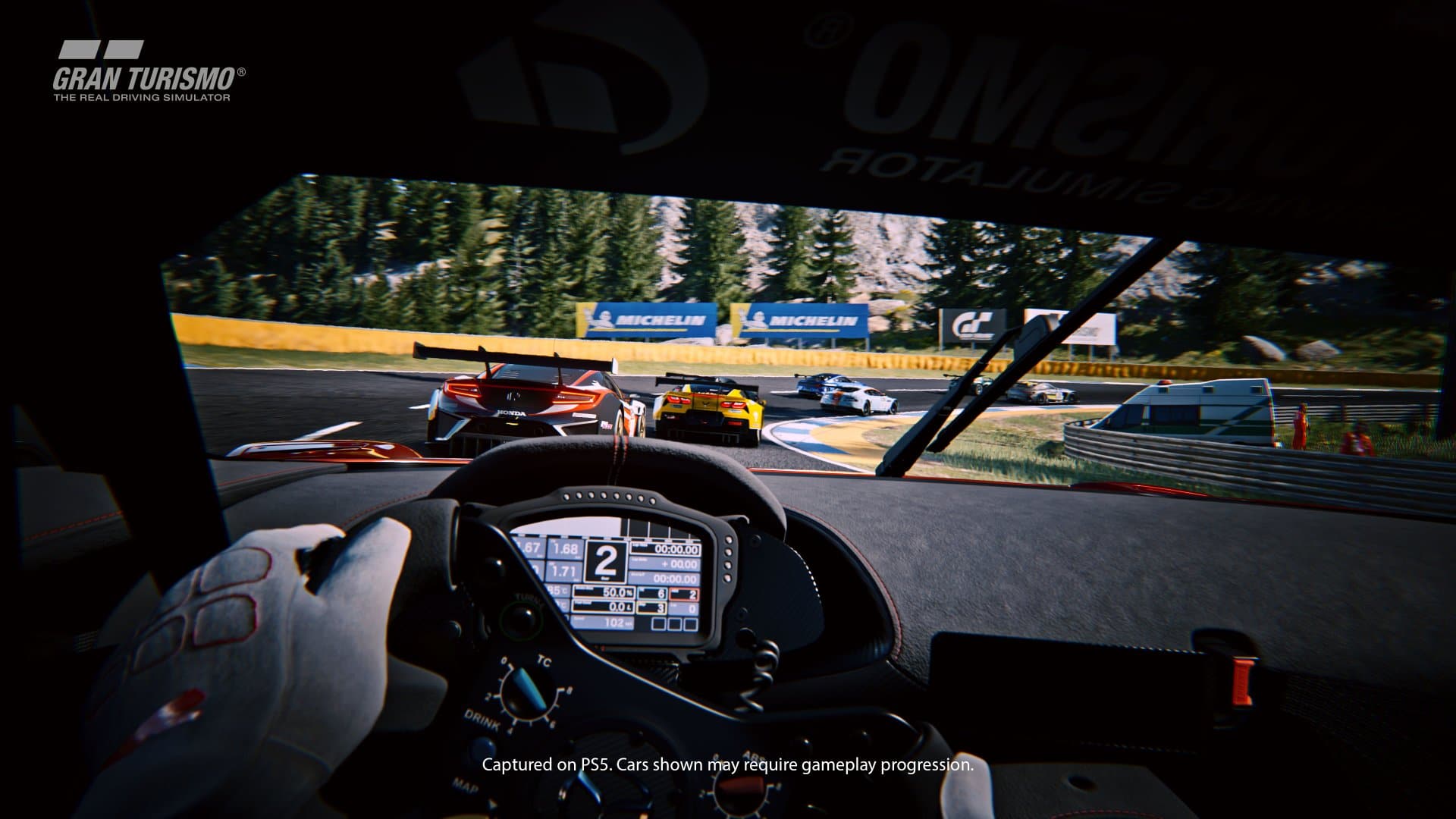 Gran Turismo 7 - visão da corrida
